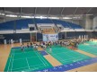 天津專業運動地板羽毛球場地四片裝施工