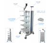 內窺鏡推車醫(yī)用內鏡臺車電刀b超彩超呼吸機儀器設備臺車檢查車